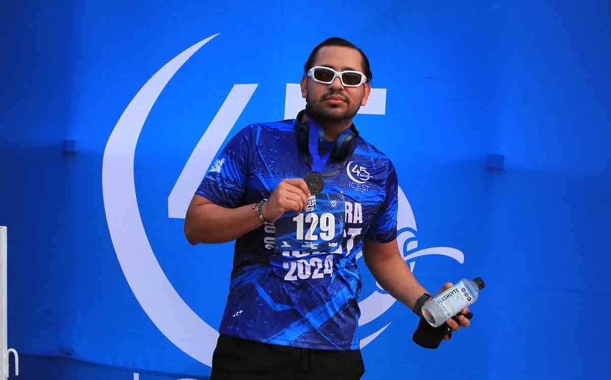 ABRAHAM GUZMÁN fue uno de los participantes de la carrera ICEST 2024