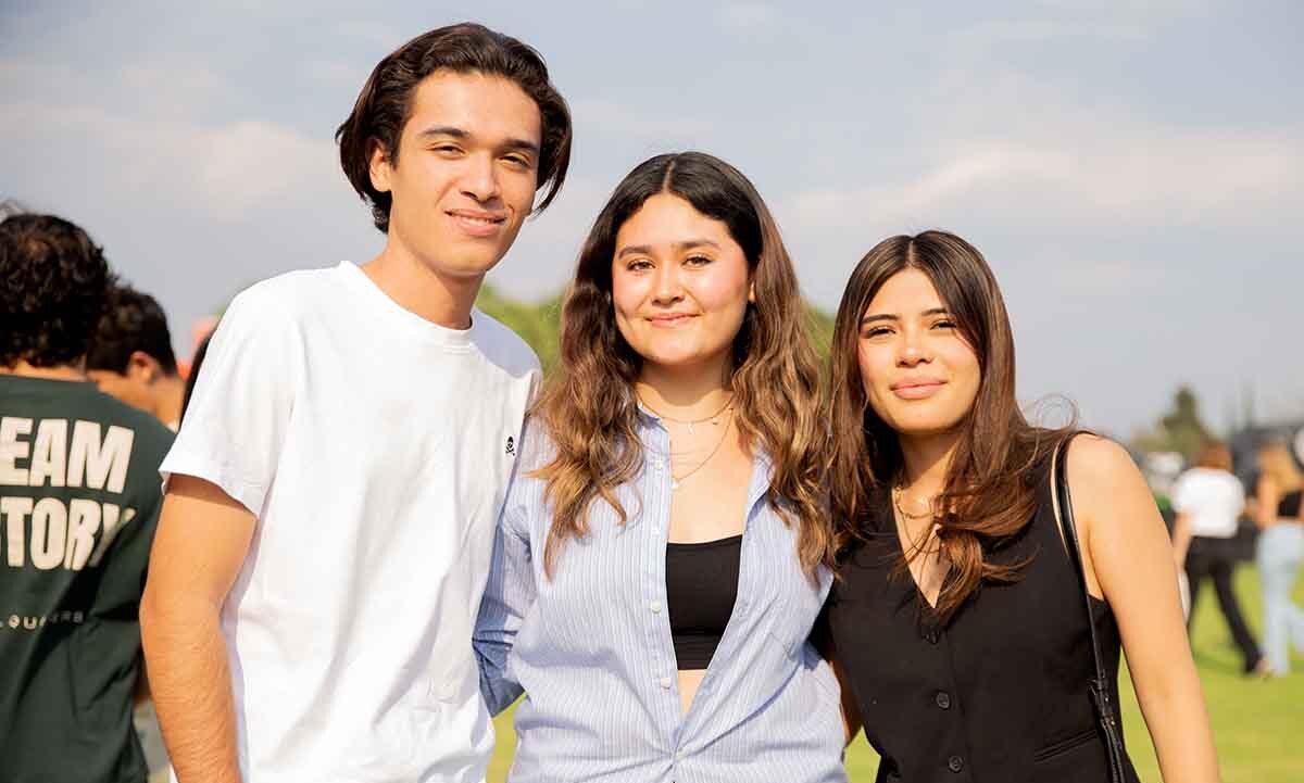 Raymundo Núñez, Carolina Vázquez y Silvana Trujillo