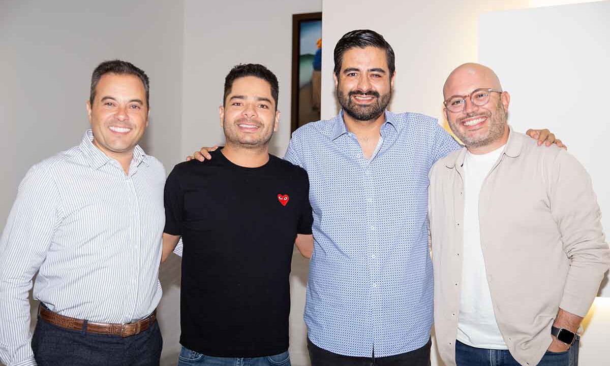 Rodrigo Meneses, Germán Hernández, Lalo Nuñez y Luis Gómez
