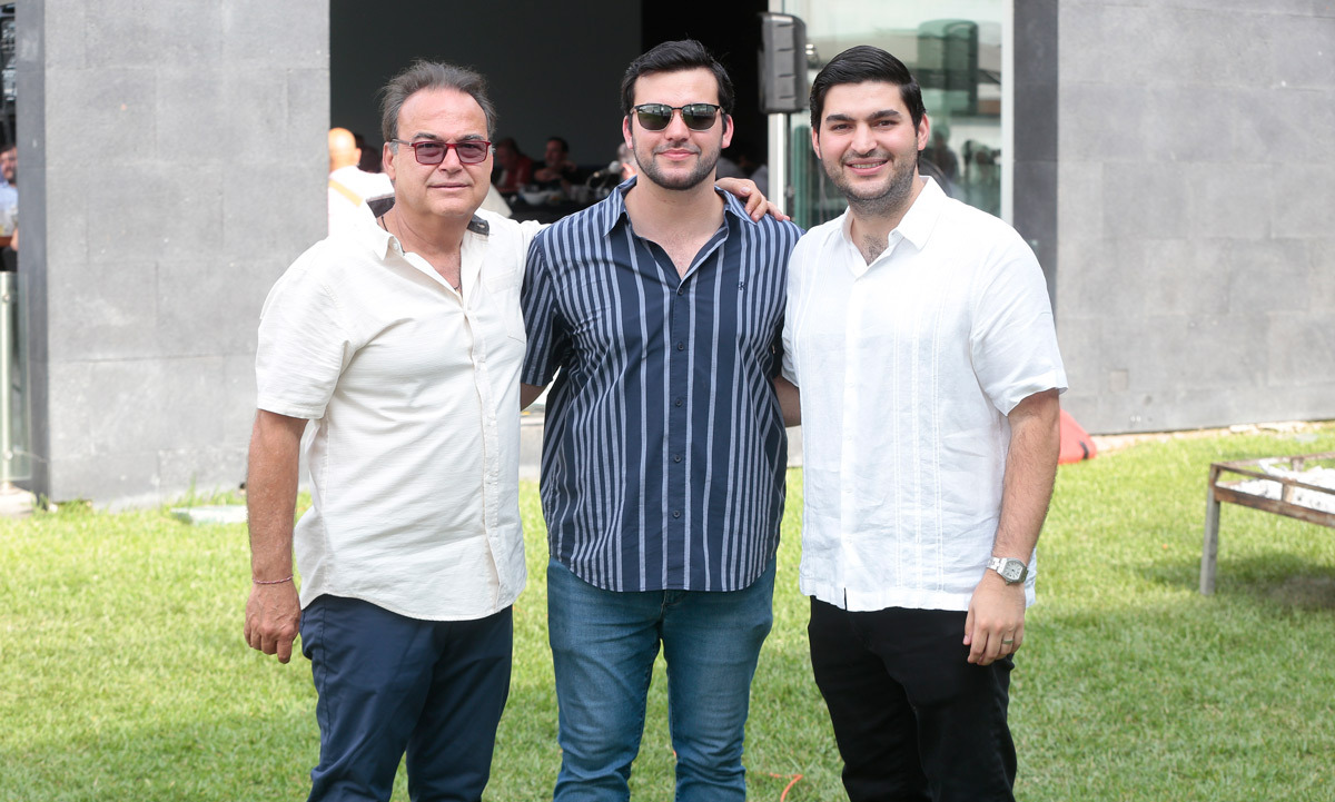 César Guerra, Mando Guerra y César Guerra / Foto: Daniel Saldívar