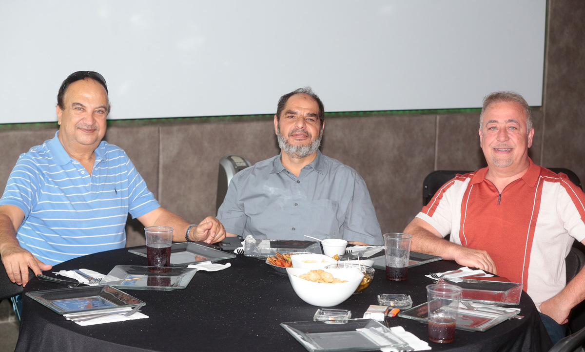 Gerardo Giacoman, Bassam Hammoud y Nabil Hamed / Foto: Daniel Saldívar