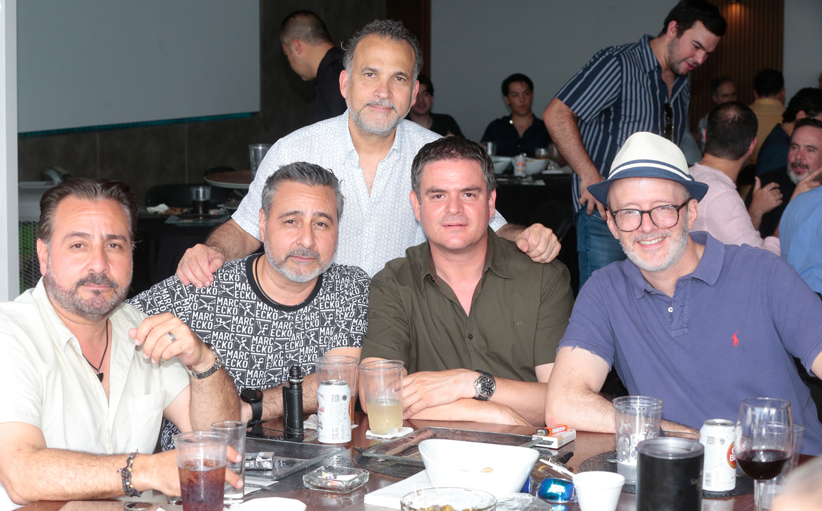 Fausto Ghio Segundo, Fausto Ghio Tercero, Kike Muñoz, Carlos Lara y Juan Carlos Garza T / Foto: Daniel Saldívar