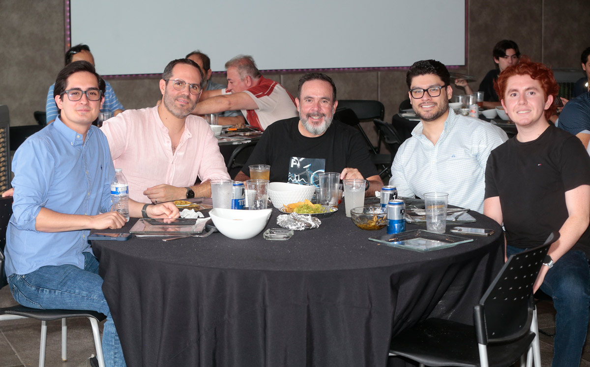 Gabriel Villarreal,Carlo Morteo, Javier Marcelo De la Garza, David Muñoz y Armando Espinosa / Foto: Daniel Saldívar