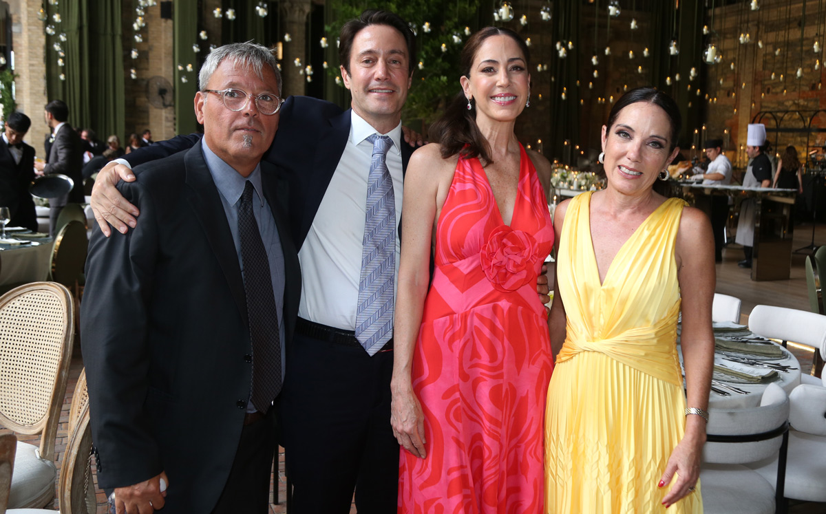 José De los Santos, José Betanzo, Sylvia Fernández de Betanzo y Érika Domínguez / Foto: Roberto Alvarado