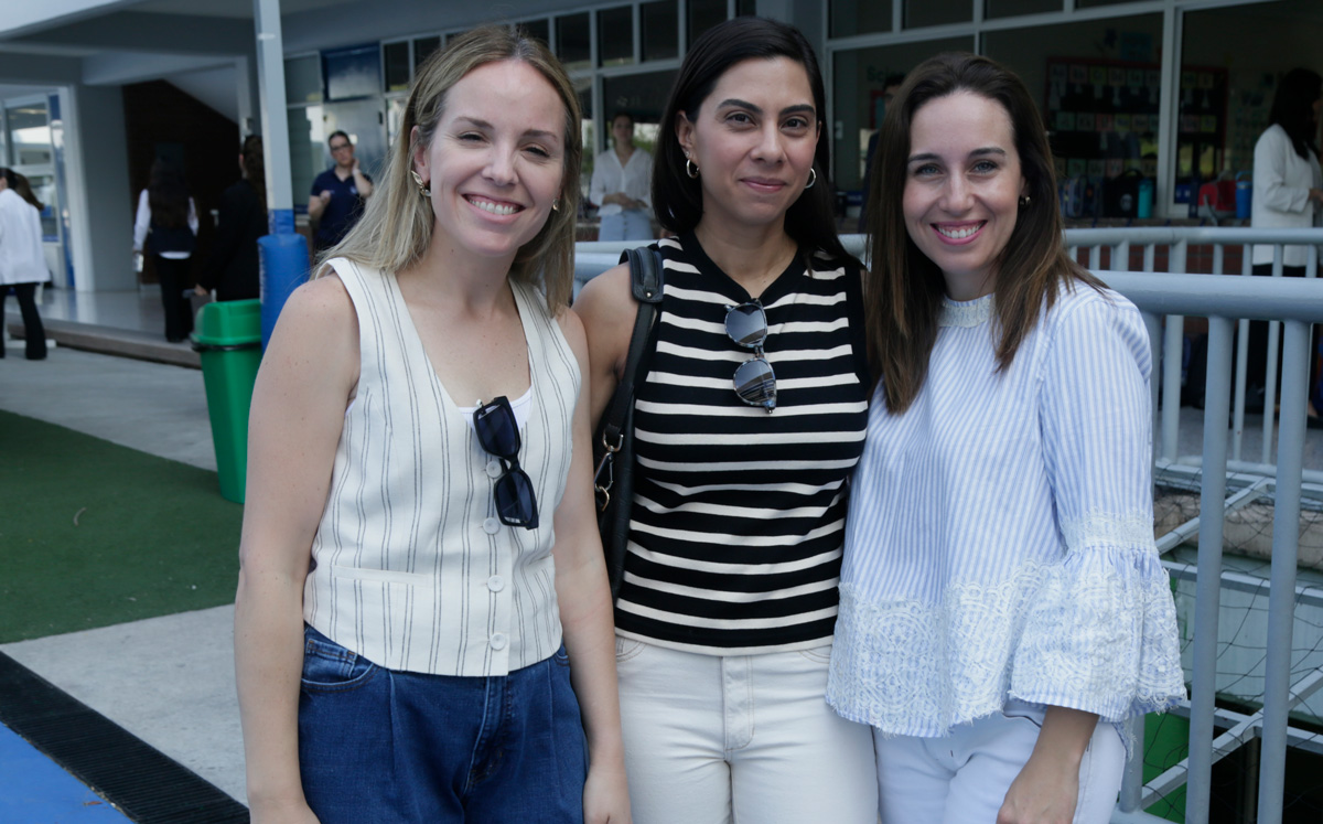 Marcela García, Margarita Cruz y Paulina Porte / Foto: Omar Valdez