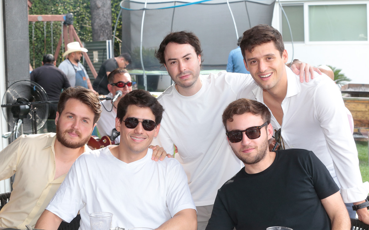 Marcelo Saldívar, Fernando De la Garza, Patricio Chapa, Andreé Manautou y José Ruiz / Foto: Daniel Saldívar