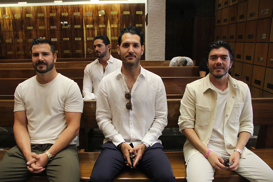 Pablo Gámez, Jorge Álvarez y Eduardo del Castillo.