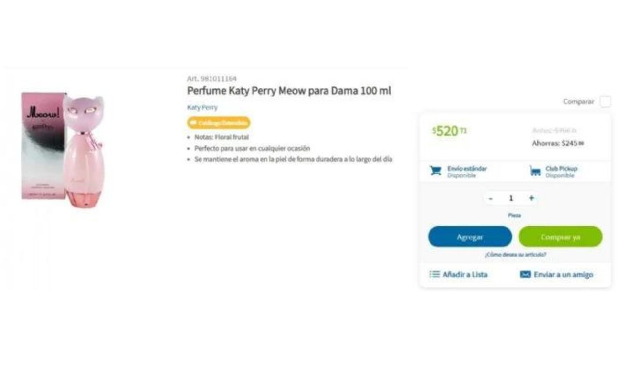 Sam's Club: Perfumes por menos de mil pesos que duran todo el día (Foto: Sitio Web)