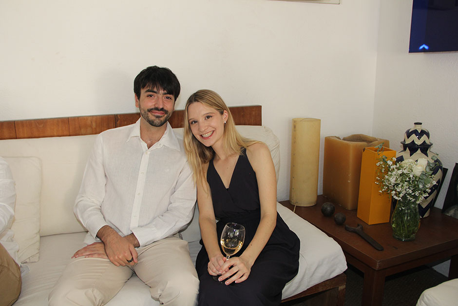 Santiago Castiello de Obeso y Sophie Zoe Forst.