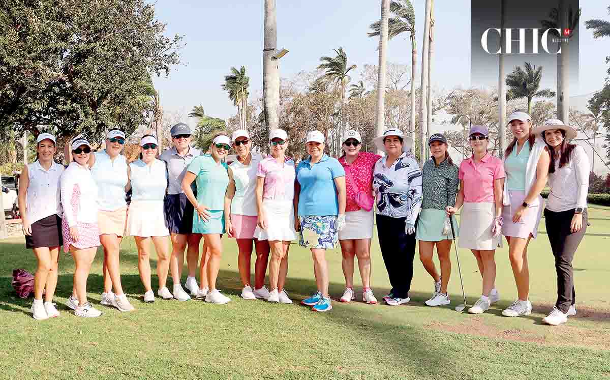 ELY HERNÁNDEZ con amigas en el Club Campestre Tampico