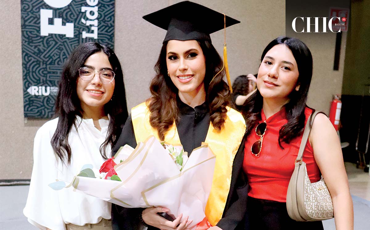ABIGAIL BUCIO Y ANA CASADOS celebraron junto ALONDRA BARBOSA de su graduación