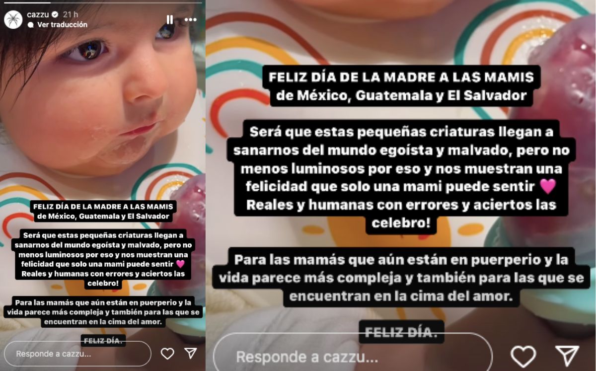 Christian Nodal no felicita a Cazzu por el Día de las Madres (Instagram)