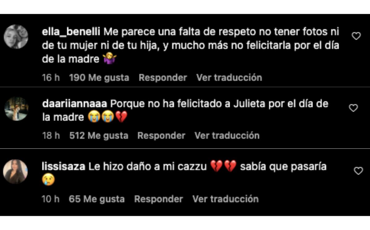 Christian Nodal no felicita a Cazzu por el Día de las Madres (Instagram)