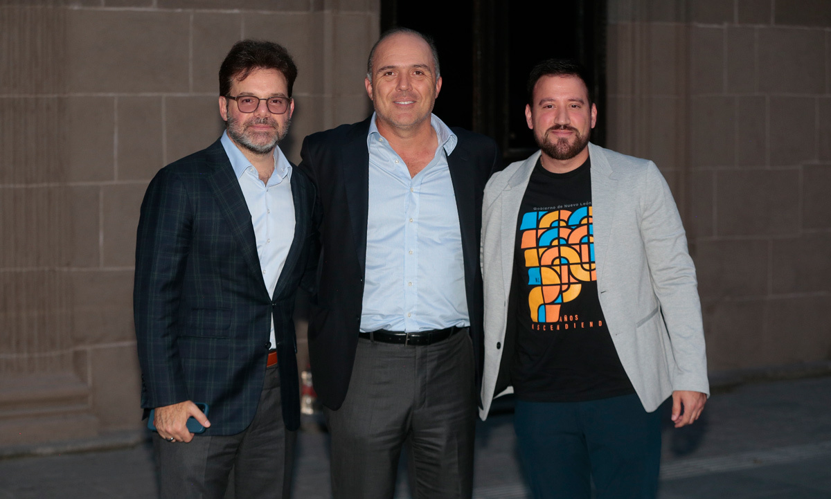 Mauricio Doehner, Bernardo Bichara y Mauricio Moncada / Foto: Daniel Saldívar