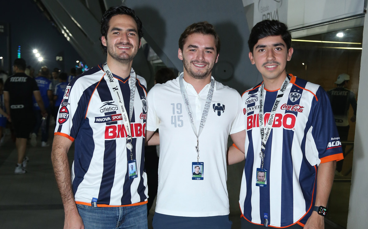 Gonzalo Canales, Marco Ferrera y Azael Abarca / Foto: Roberto Alvarado