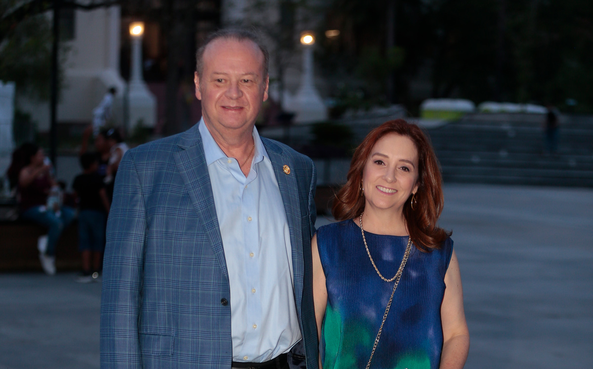 Luis David Ortiz y Maricarmen Martínez de Ortiz / Foto: Daniel Saldívar