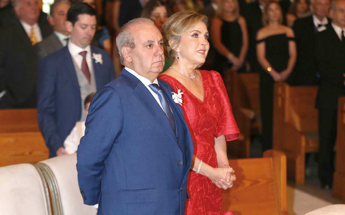 Papás de la novio. Hernán Javier Marcos Zablah y Tere Sauza / Fotos: Roberto Alvarado