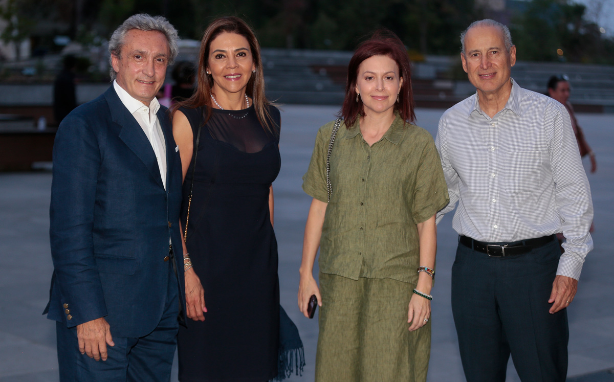 Roberto Caruso, Malu Santiago, Lucía Lozano y Álvaro Barrera / Foto: Daniel Saldívar