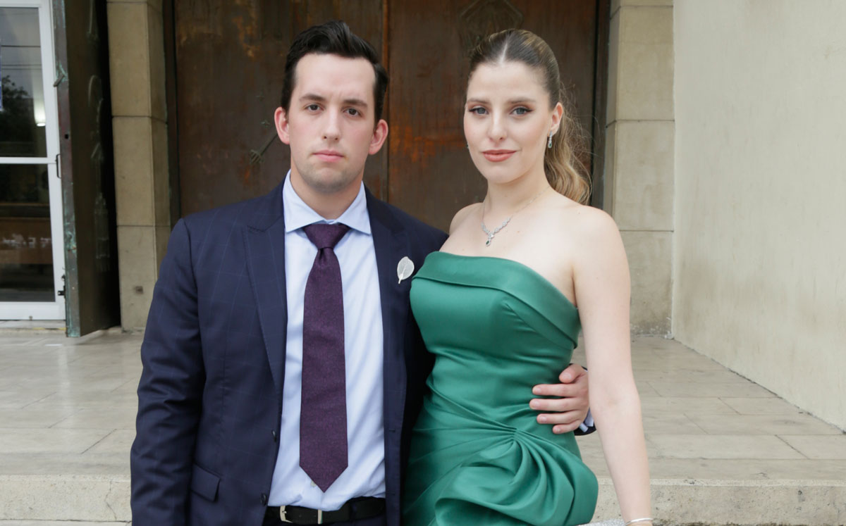 Santiago Calderón y Raquel Rodríguez