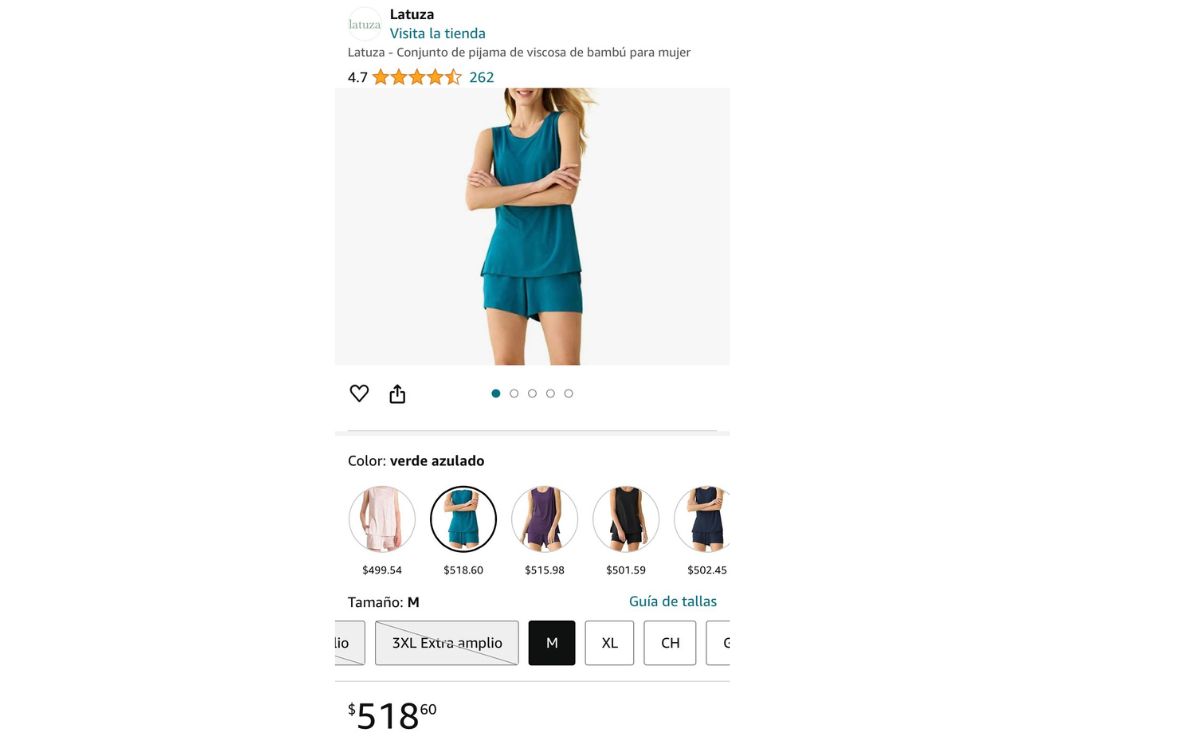 Pijamas de bambú para el calor: ¿en verdad funcionan? (Foto: Sitio Amazon)