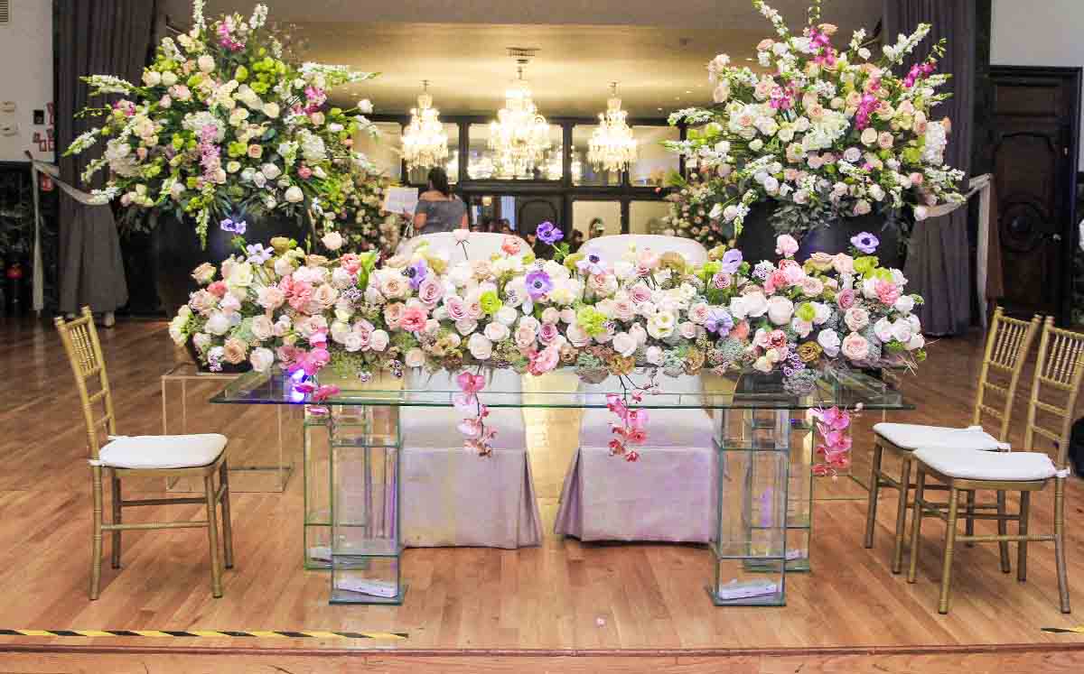 detalles de la decoración de Opciones para Eventos