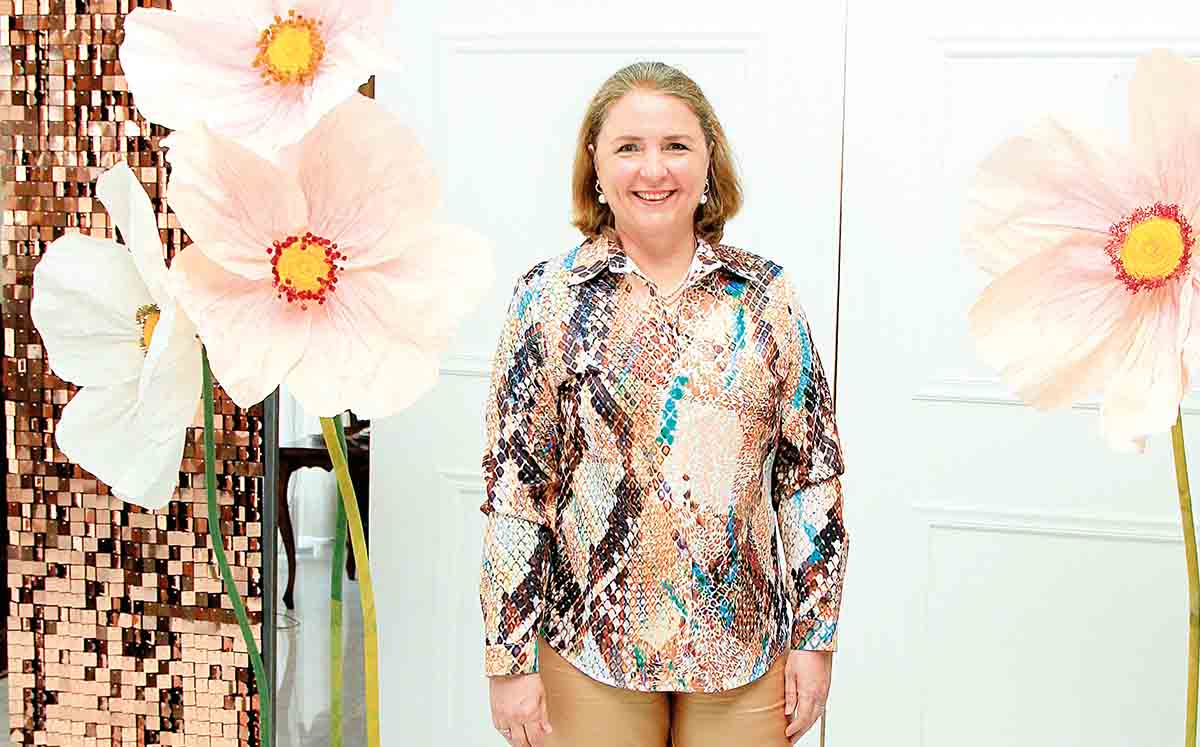 BEGOÑA DE AZCÁRRAGA disfrutó de un delicioso buffet