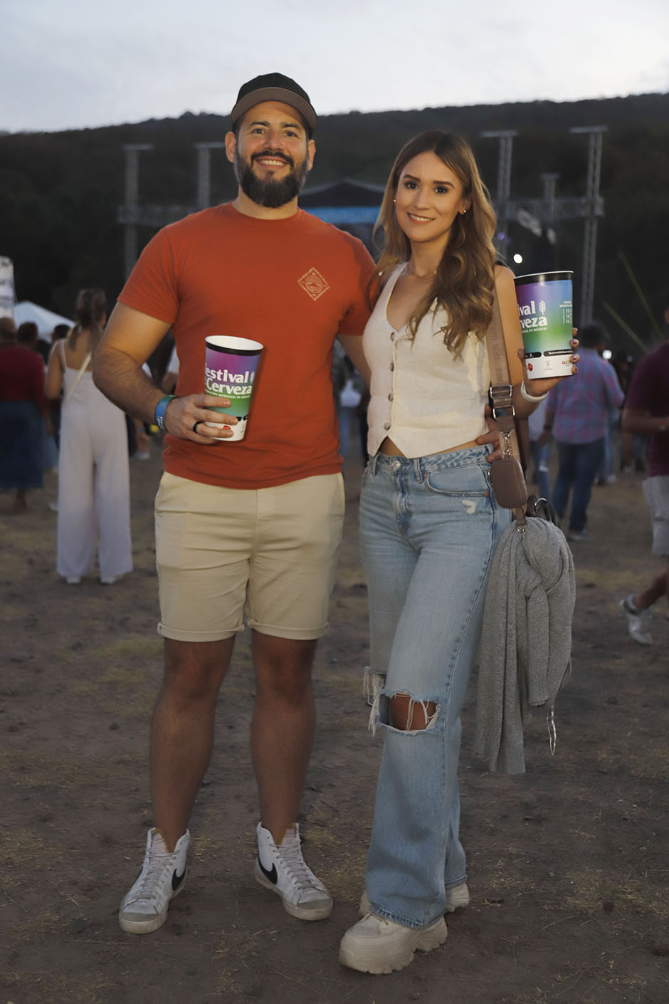 Alain Conde e  Ixchel Ureña