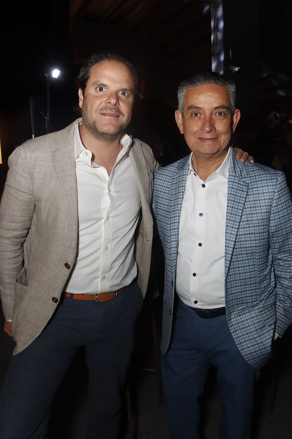 Alexandro García Méndez y Víctor Escalante