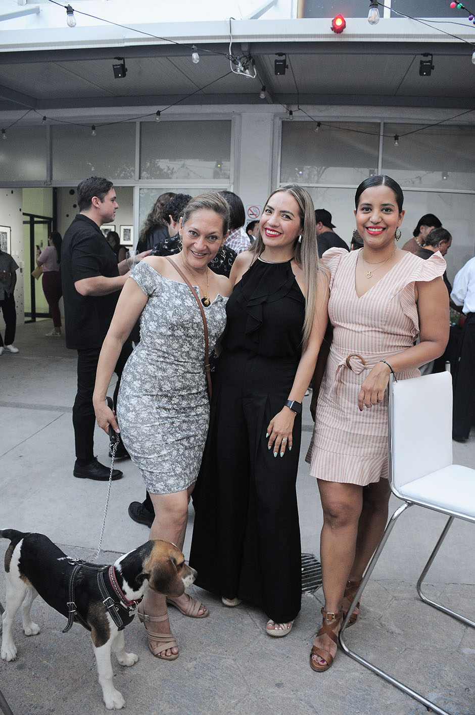 Amara Alegría Riebeling, Karina Aguilar y Marcela Mota