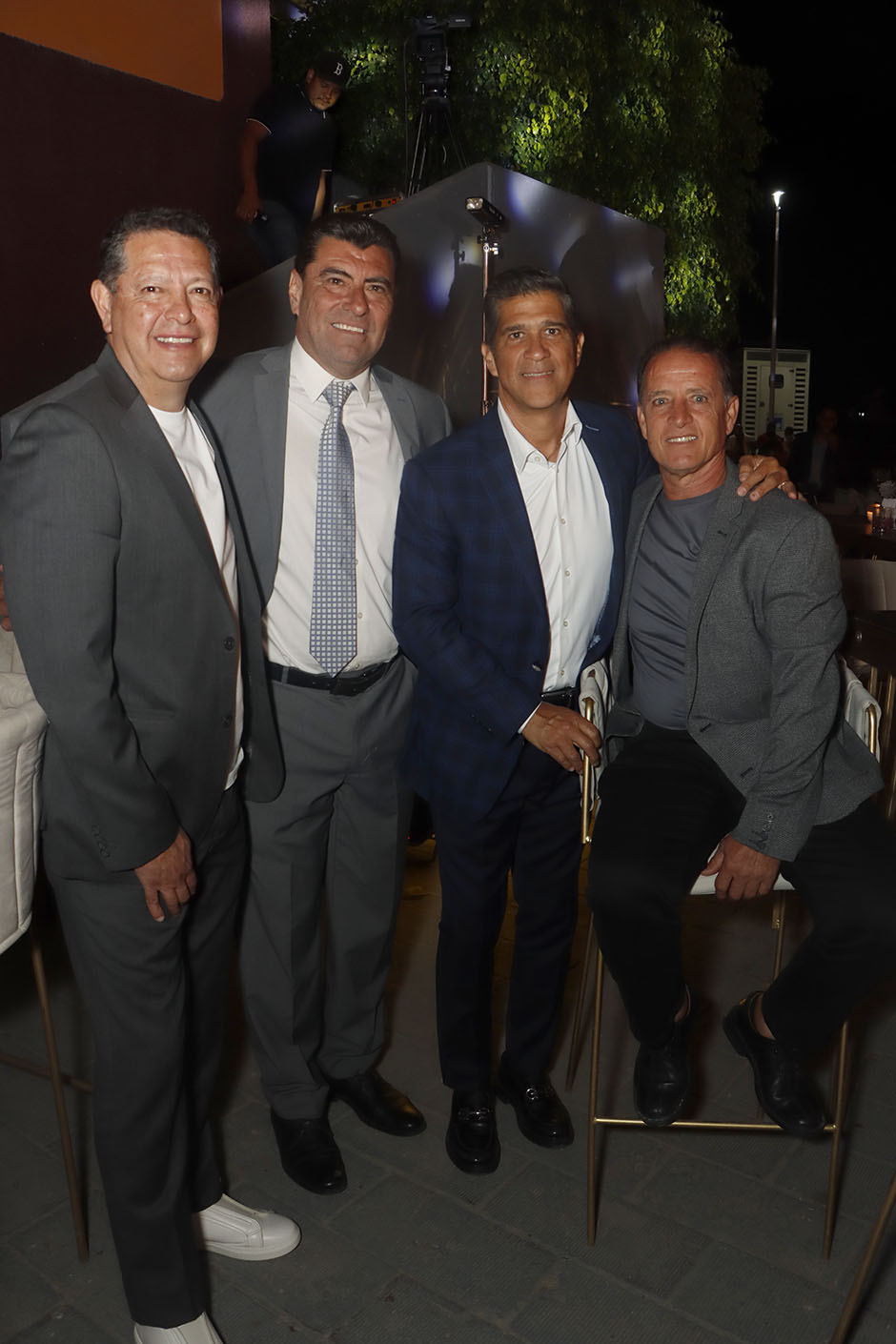 José Luis Salgado, Carlos Briones, Felipe Madrigal y Javier Hernández