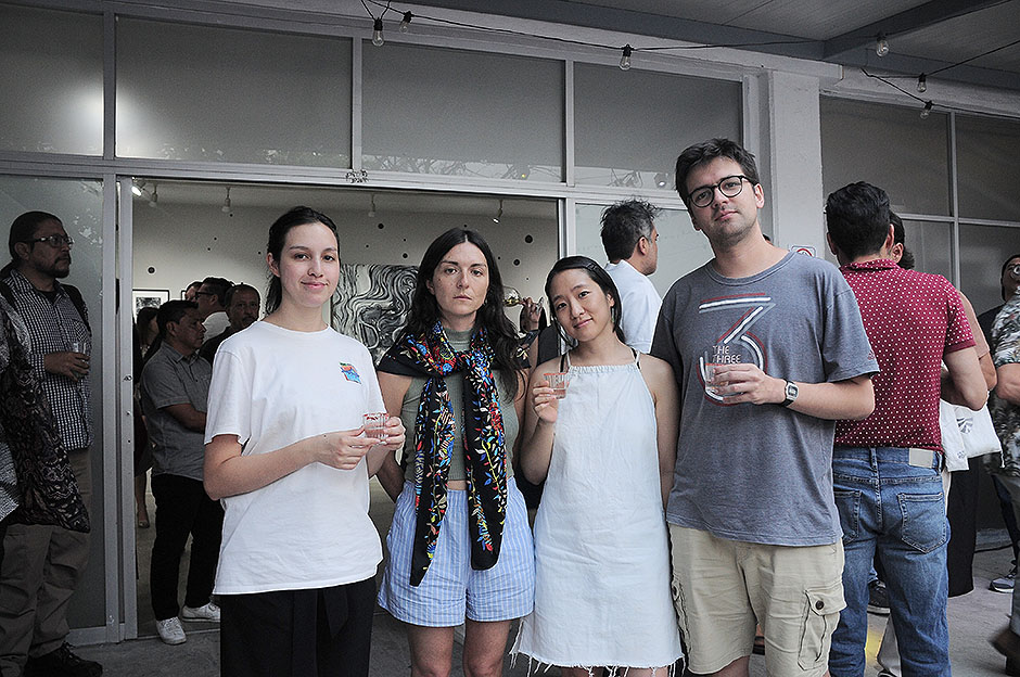 Leslie Guzmán, Bárbara Magdaleno, Yina Kim y Diego Cumplido