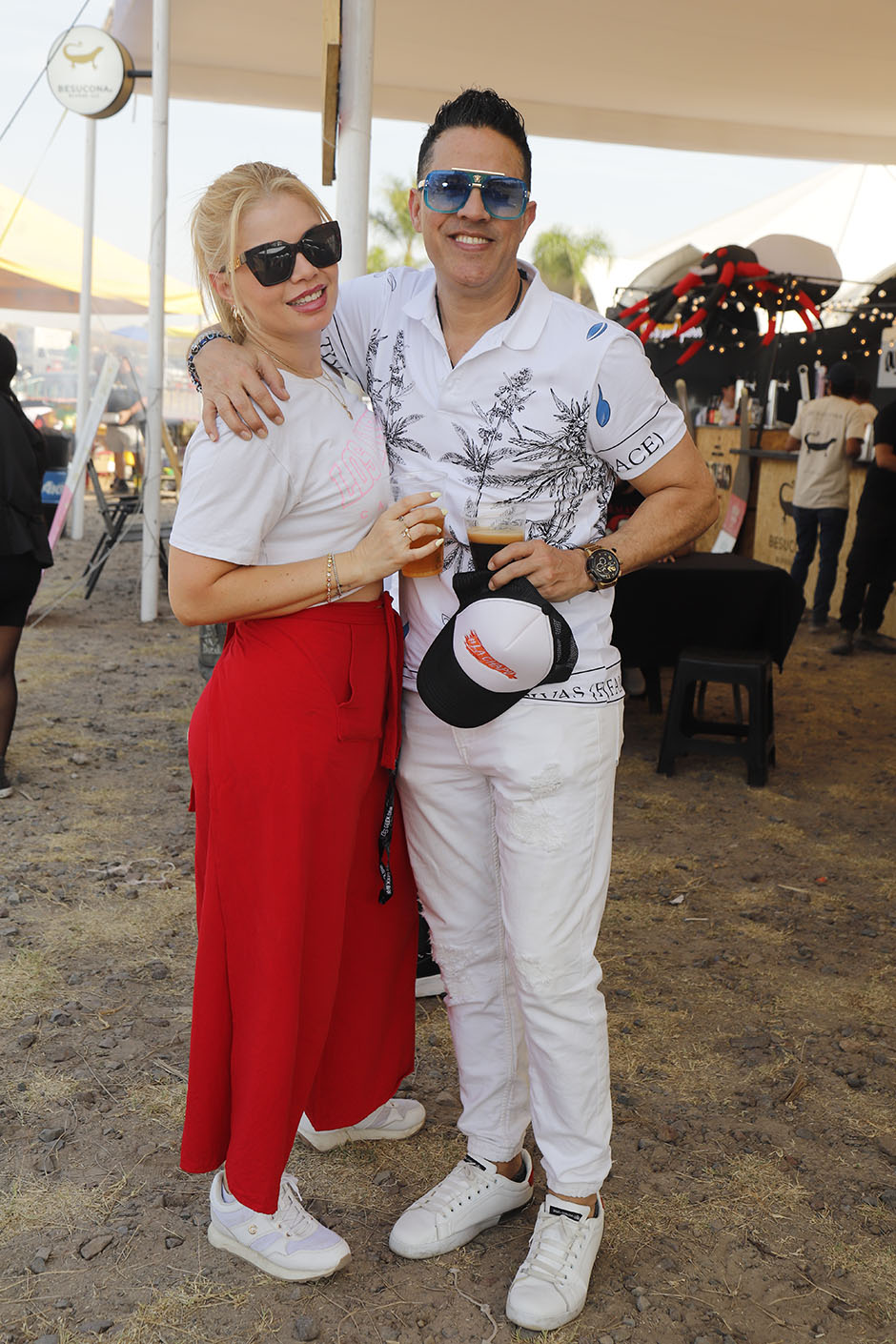 Leslie le Curtois y Jorge Coronado