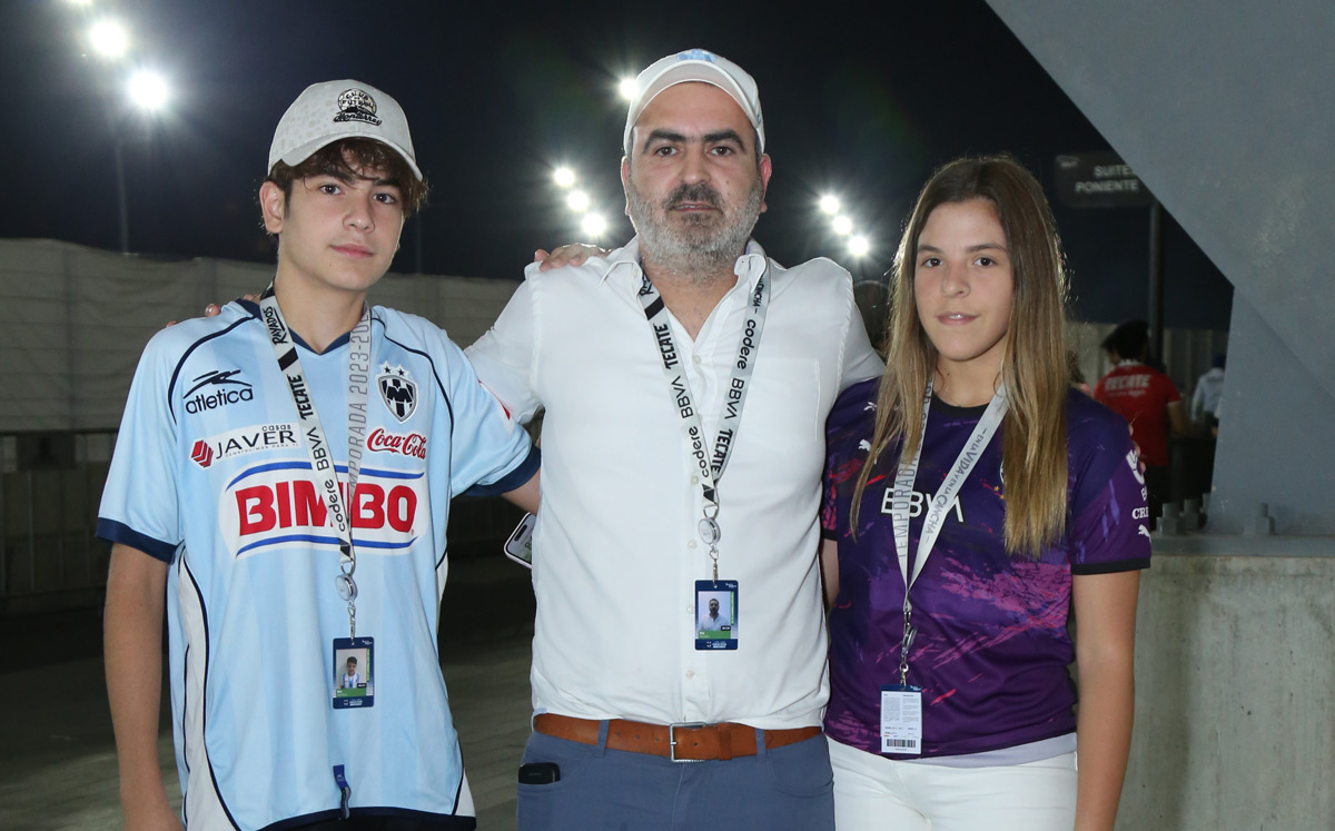 Beto Garza, Humberto Garza y Emilia Garza / Foto: Roberto Alvarado