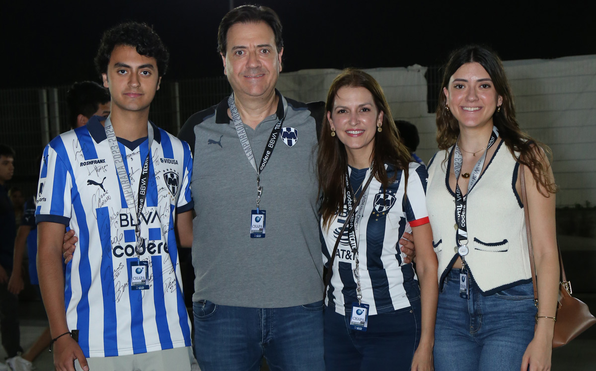 César Chapa, César Chapa, Silva Álvarez, Enderle de Chapa y Pamela Chapa / Foto: Roberto Alvarado