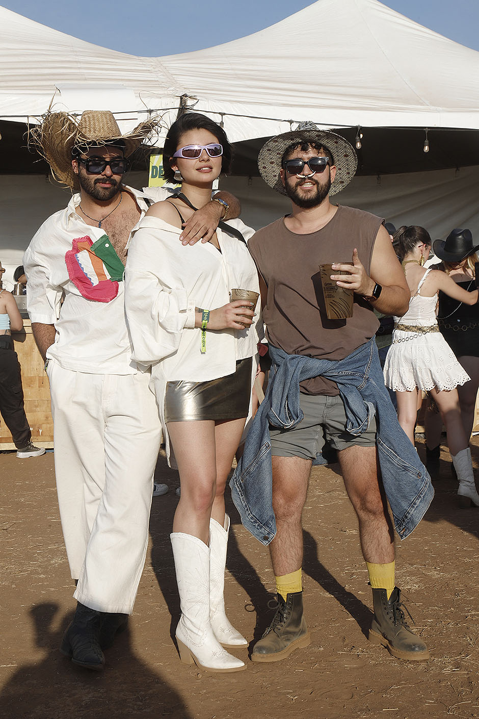 Eduardo Garco, Michelle Malcon y Alejandro Durán
