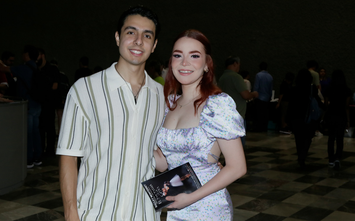 Elías Monroy y Triana Cantú / Foto: Omar Valdez