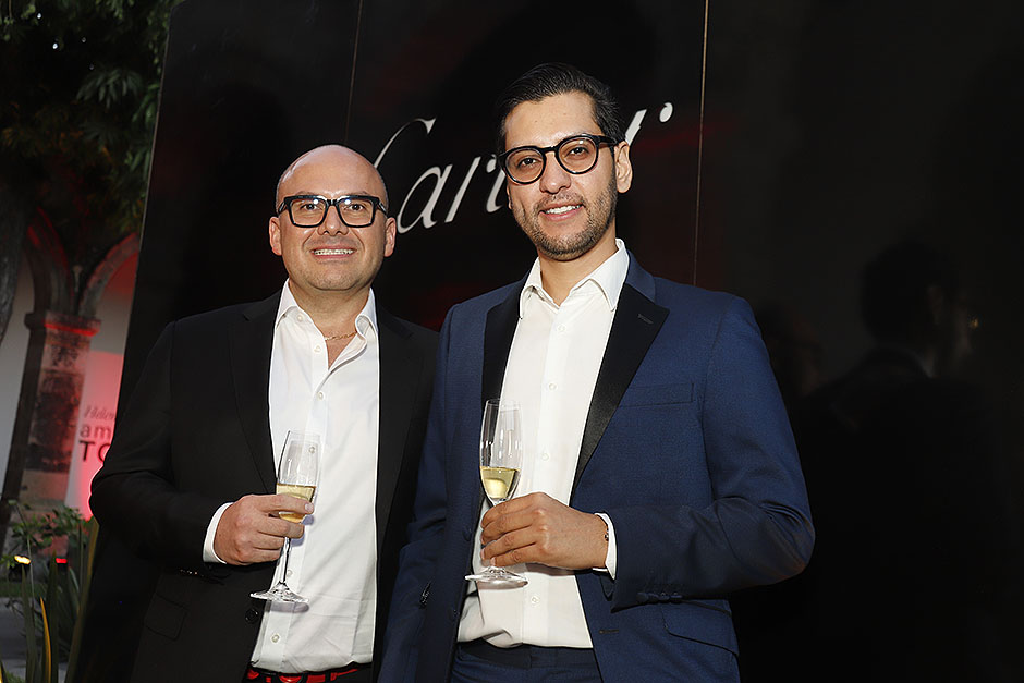 Gabriel Vega y  Luis Fernando González