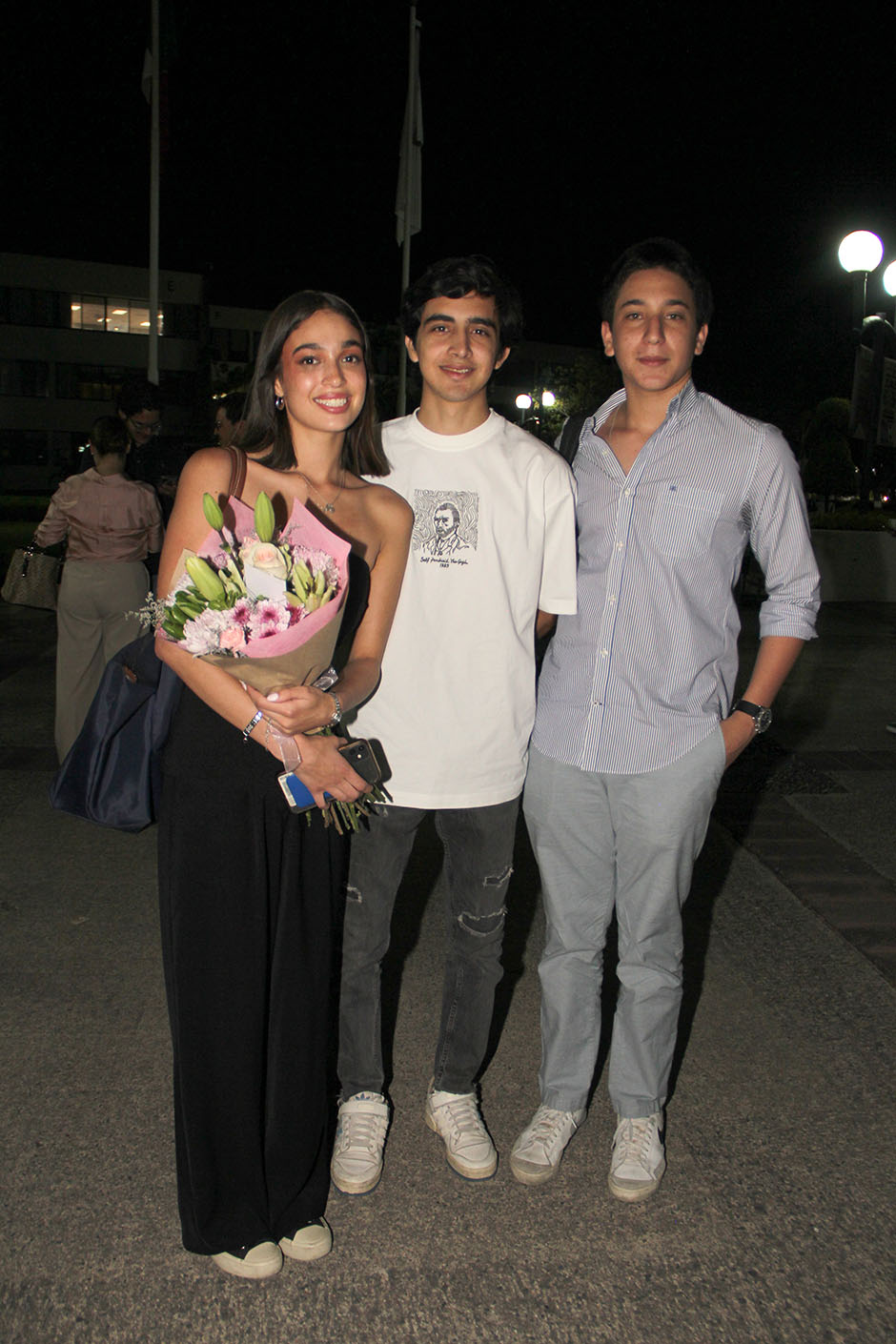 Georgina Meza, Abraham Mendoza y Ernesto Meza