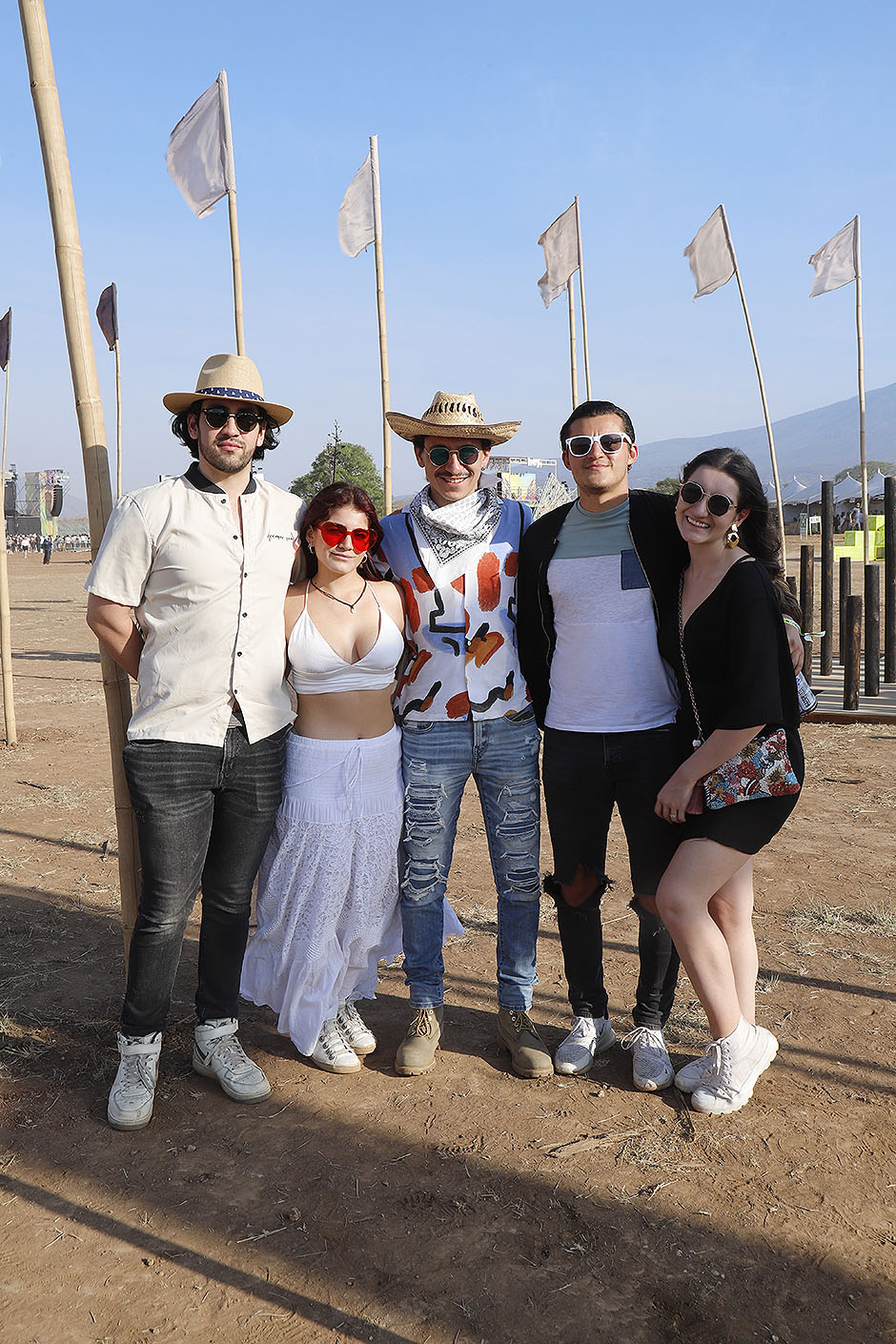 Gerson Ibarra, Paulette Gracián, Diego Ruiz, Eduardo Ramos y  Miranda Dávila
