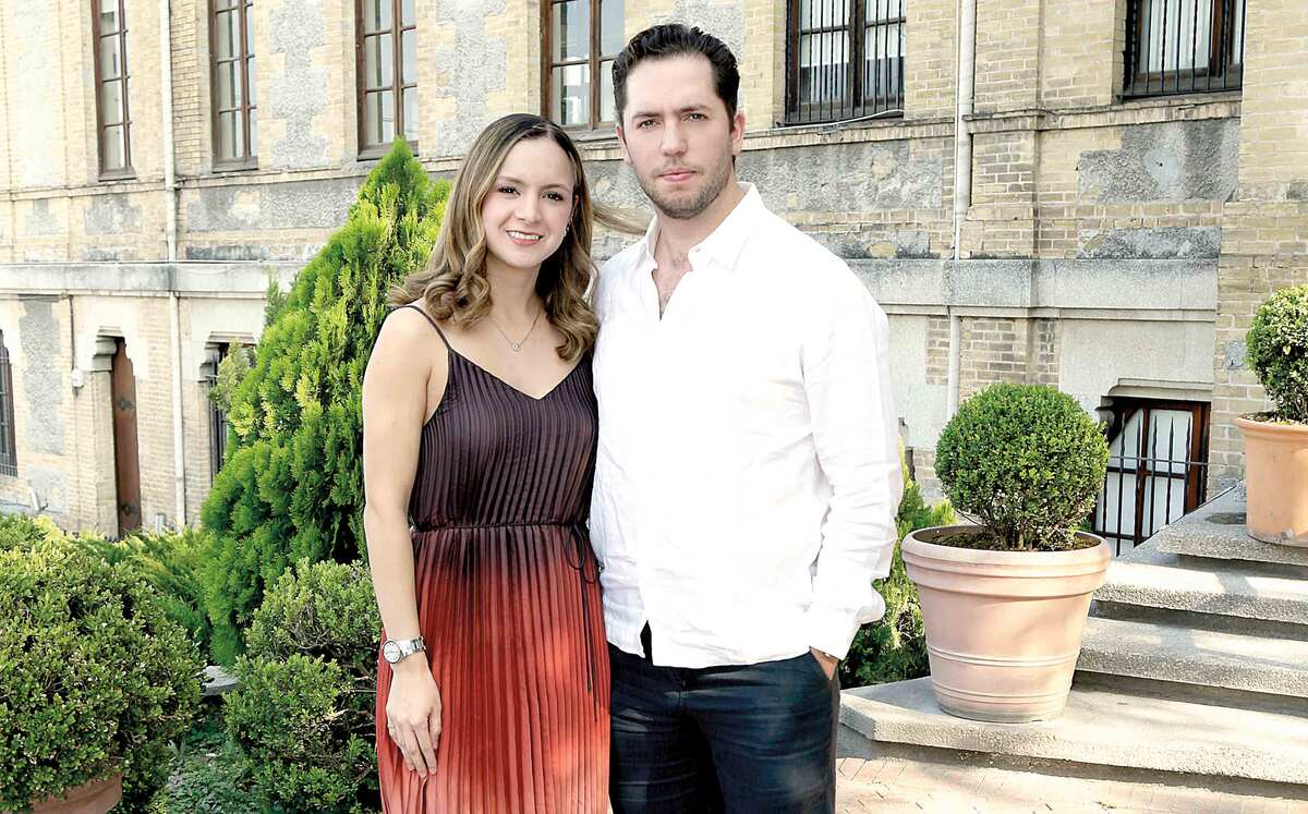 Paulina Talacón  y Peter Backhoff