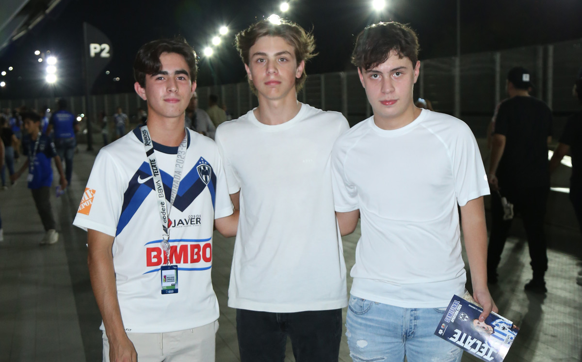 Rodrigo Garza, Bernardo Incera y Alejandro Villarreal / Foto: Roberto Alvarado