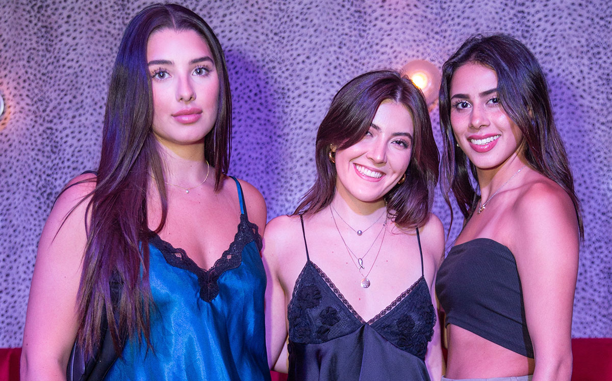 Camila Najus, Natalia Salmón y Alexa Leyva