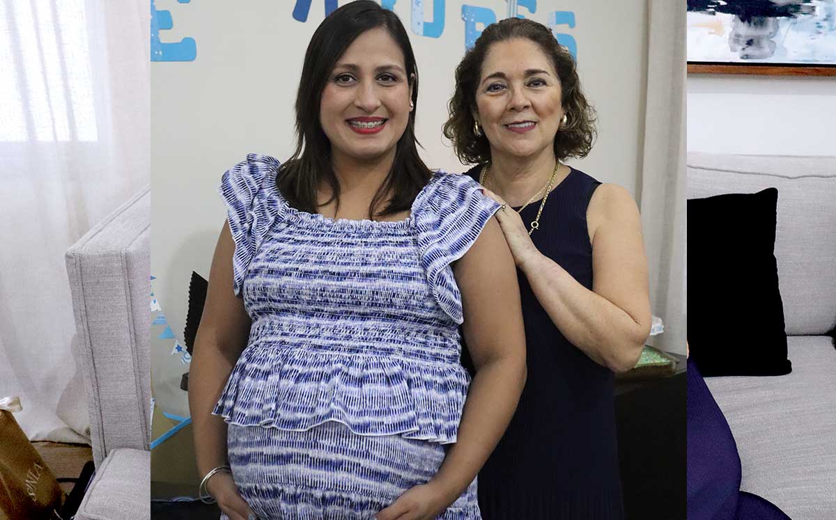 ERICKA DE LATOFSKI disfrutó de su baby shower organizado por su suegra JUDITH ACEVEDO