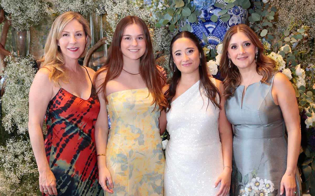 Cecy Ibarra de Guerra, Cecy Guerra, Grazia Decanini y Grace Rodríguez