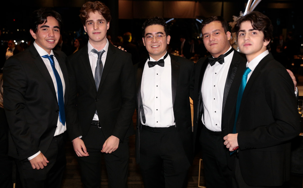 Guillermo Guerra, Max Herrera, José Páez, Marcelo Lozano y Cruz Martínez / Foto: Daniel Saldívar