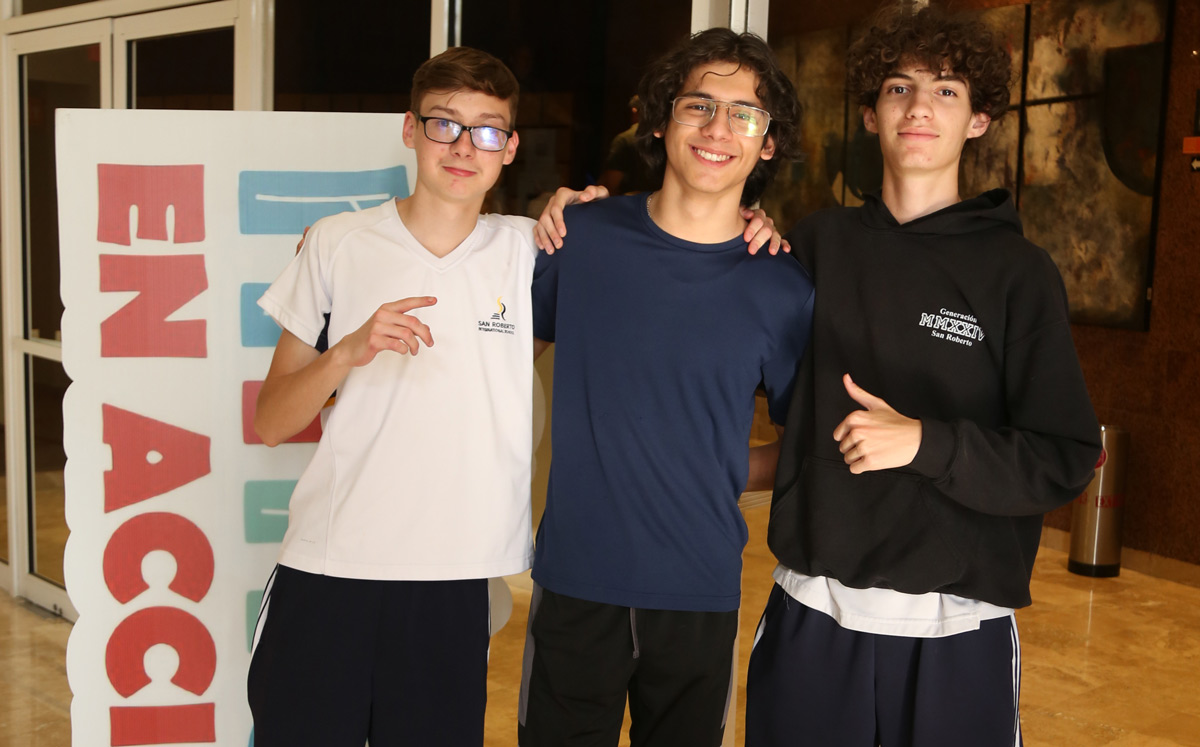 Ian Lozano, Santiago Ayala y Luis Jurado / Foto: Roberto Alvarado