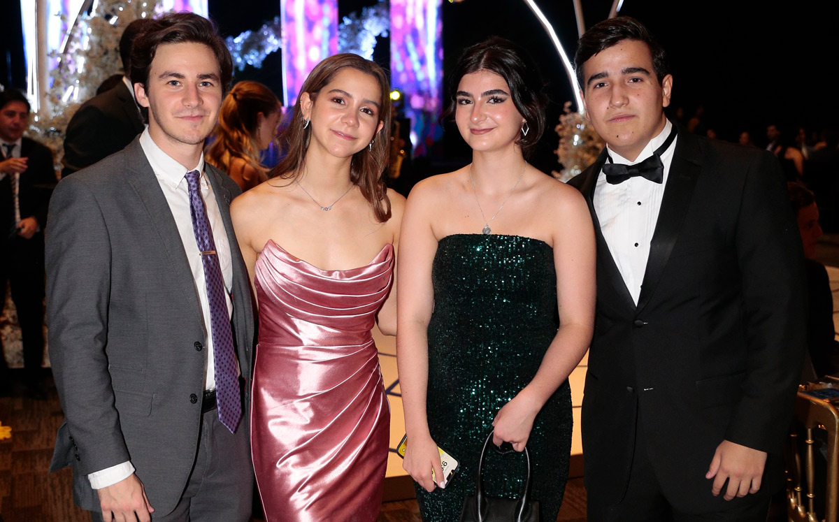 Marcelo Garza, Gretta Abrego, Valentina Farías y Gonzalo Elizalde / Foto: Daniel Saldívar