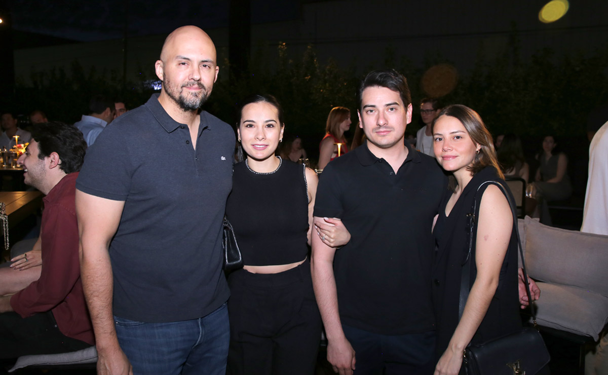 Mauricio, Mónica, Chavalín y Lalith