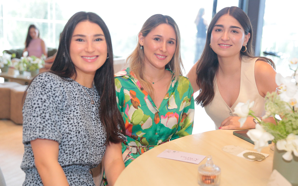 Melissa Ganem, Priscila Ganem y Roberta González / Foto: Daniel Saldívar