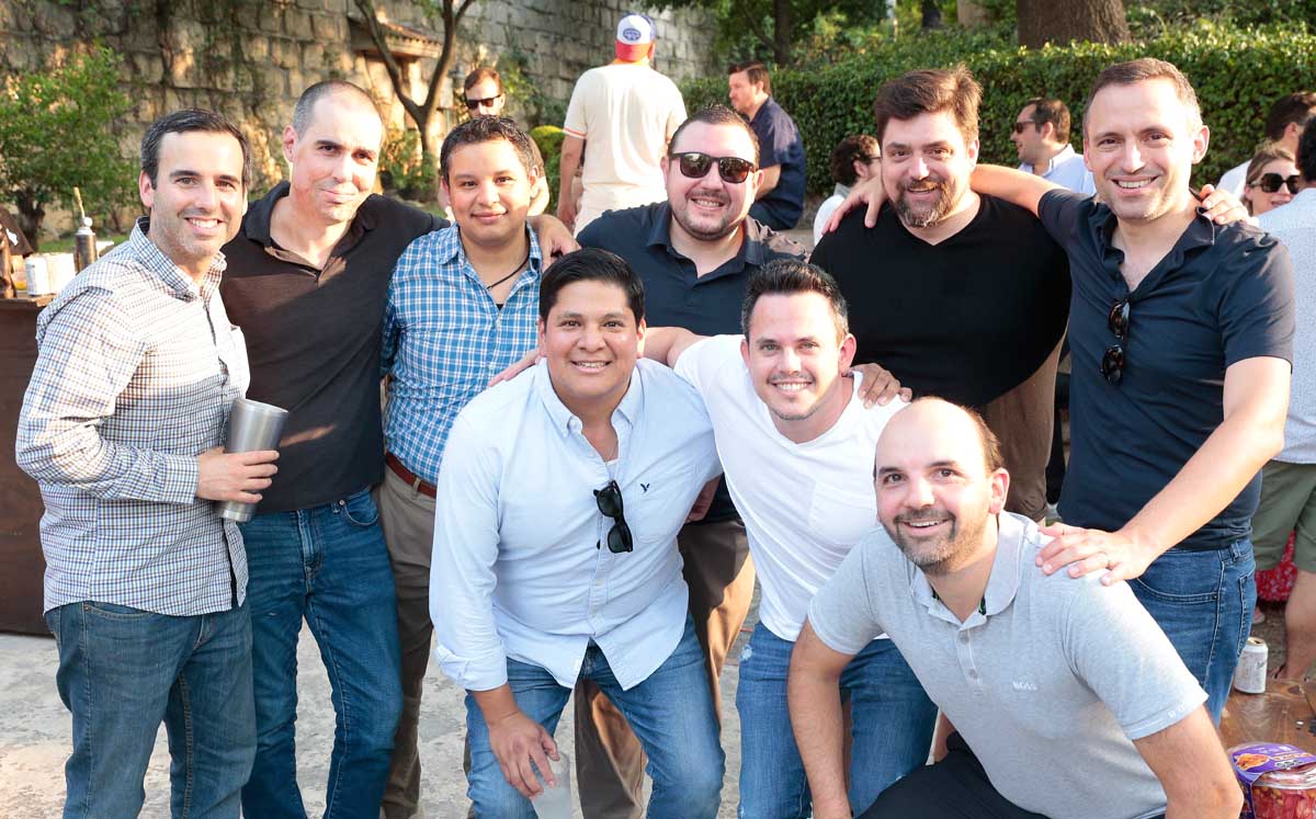 Patricio Azcúnaga, Jorge Kawas, Rodrigo Baca, Óscar Cantú, Adrián Garza, Nicolás Rodríguez, Jorge González y Abel Sepúlveda